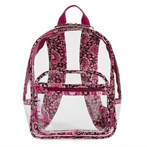 Vera Bradley Stylish Pink Clear Backpack